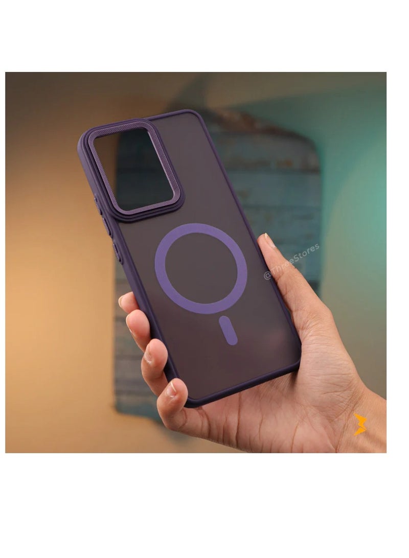 Case for Oppo Reno 13F /Case Magnetic Translucent Matte Phone Cases [Compatible with MagSafe] Thin Slim Fit Shockproof Bumper Hard Protective Cover for Women Men Girls. - Image 1