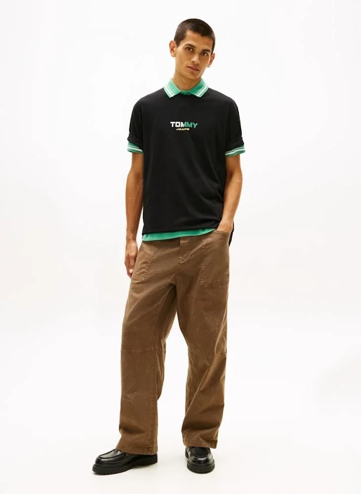 TOMMY JEANS  Back Logo Relaxed Jersey T-Shirt for Men | Best Price UAE