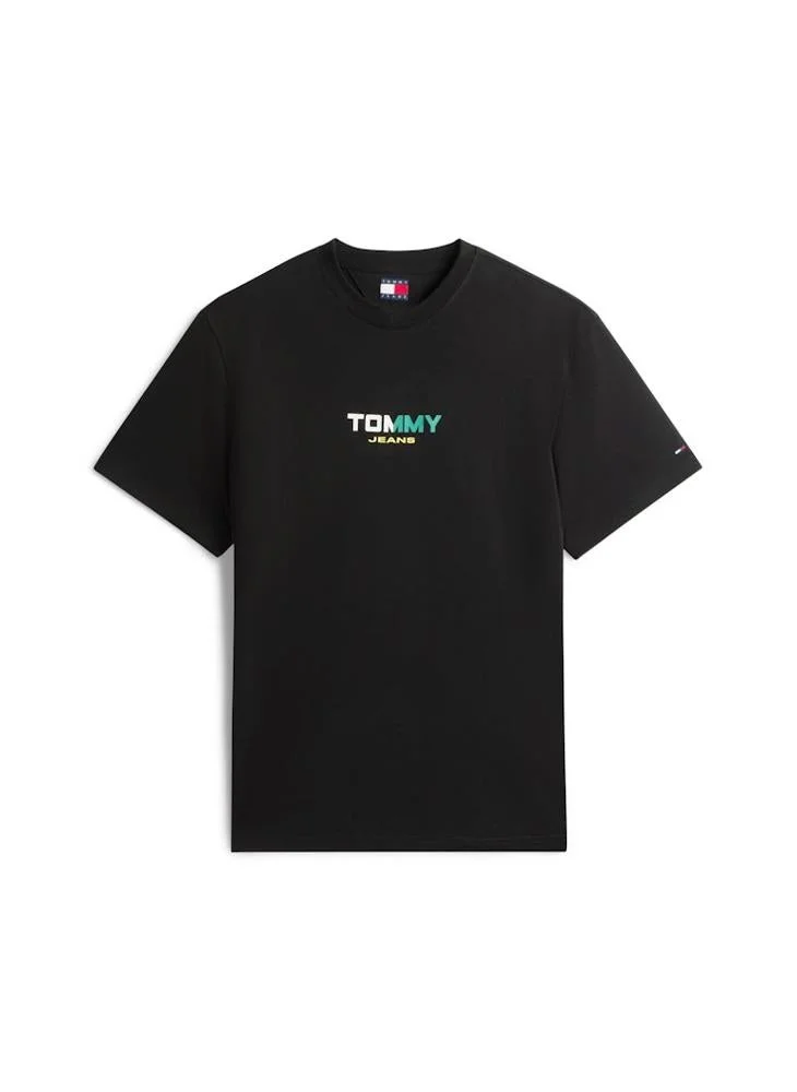 TOMMY JEANS  Back Logo Relaxed Jersey T-Shirt for Men | Best Price UAE