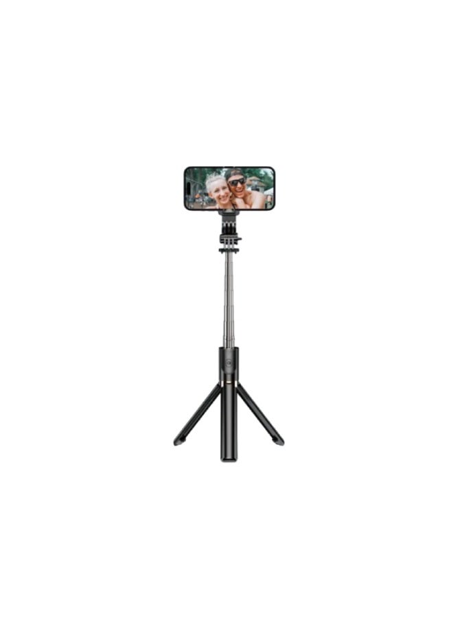K8 Selfie Stick Tripod with Wireless Remote – 3-in-1 Extendable Phone Tripod Stand, Lightweight Portable Selfie Stick Compatible with iPhone & Android for Vlogging, Travel, Group Photos, and Live Streaming