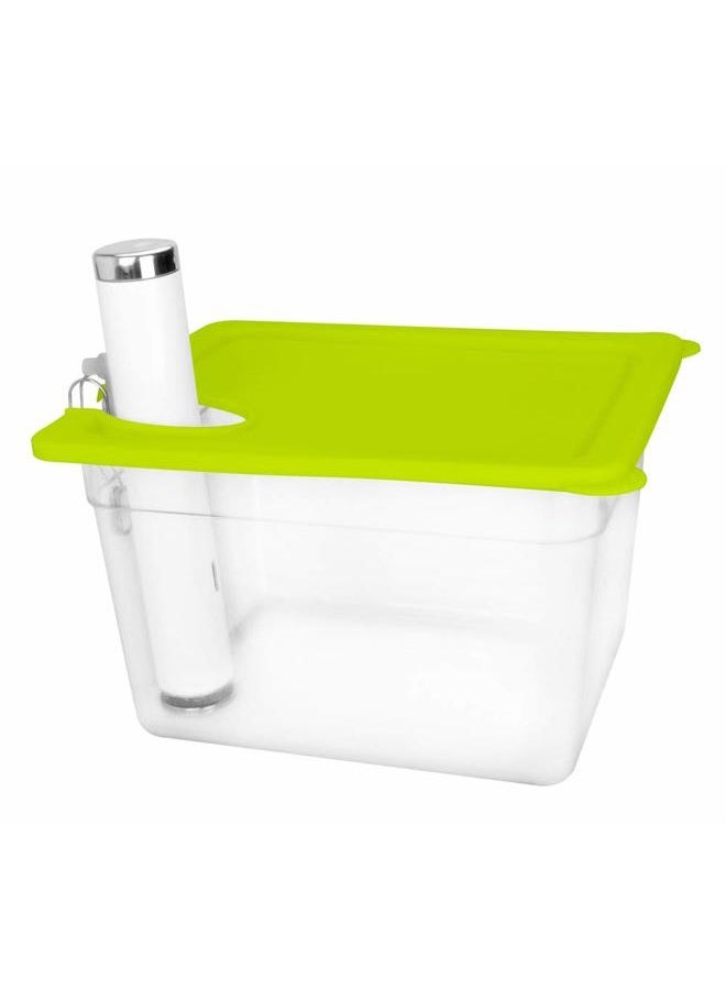 EVERIE Sous Vide Container with Universal Silicone Lid Compatible with Anova All Models, Anova Nano, Chefsteps Joule, Instant Pot, Wancle Sous Vide Cookers - Image 5