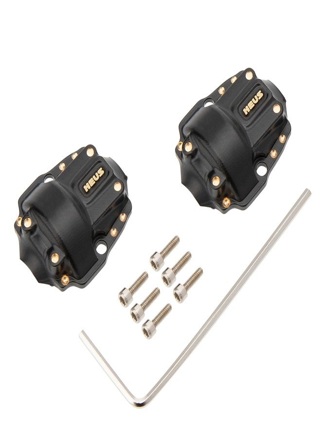 MEUS RACING 5g Ascent 32 Brass Diff Cover Front and Rear Differtial Covers for Redcat Ascent-32 Upgrades 1/32 RC Crawler Upgrades - Image 1