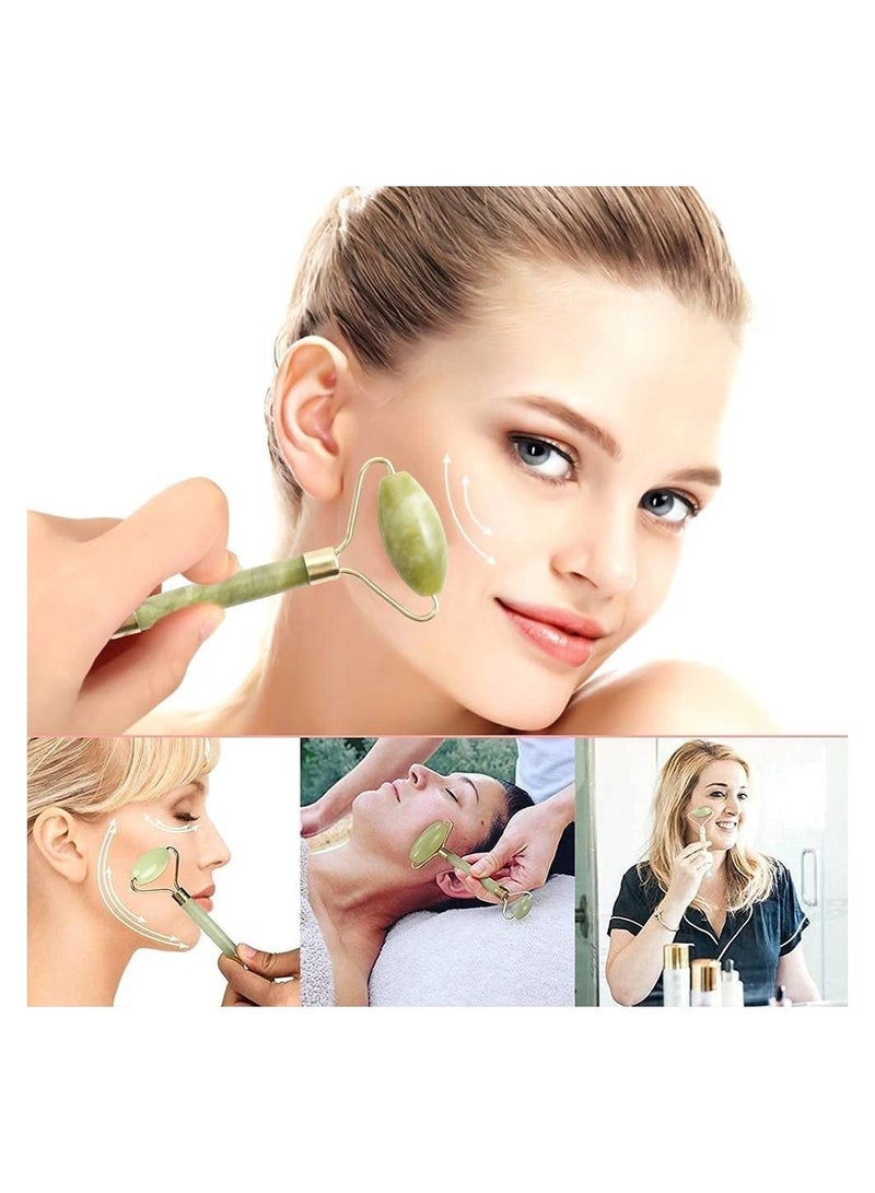 أوريتي أسطوانة اليشم، حجر طبيعي 100% مضاد للشيخوخة للوجه - Image 4