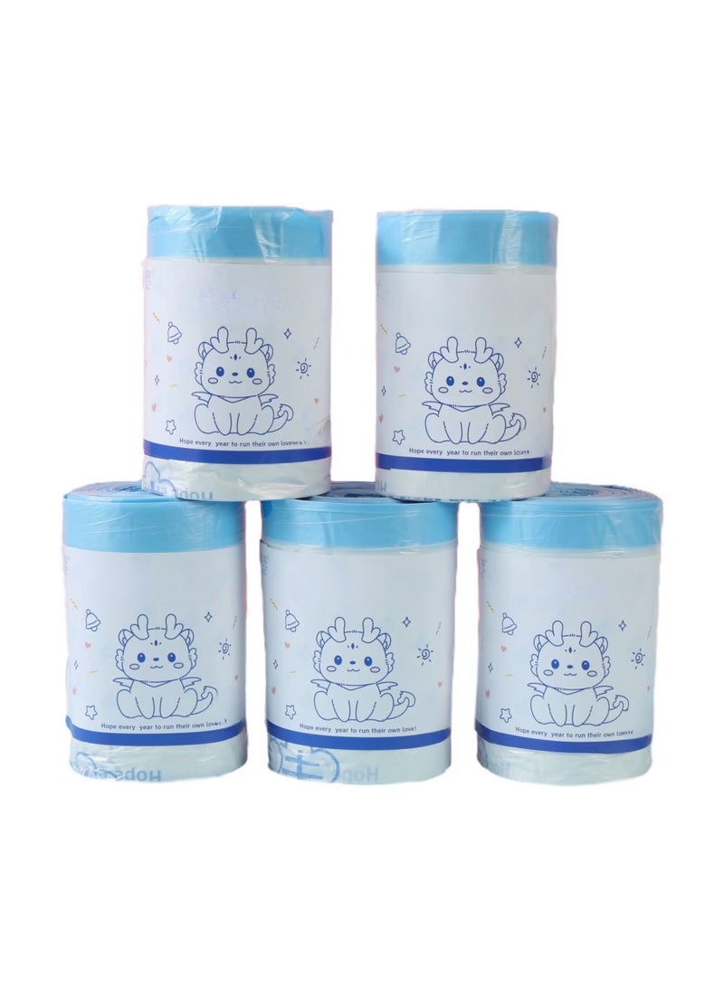 EBMINI Cartoon Printed Garbage Bag Disposable Non Tear Hand-held Thick Garbage Bag  - Image 1