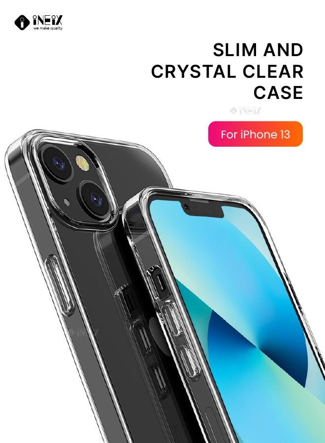 إينيكس جراب حماية طري من السيليكون شفاف لهاتف ايفون 13 ميني - شفاف - Image 4