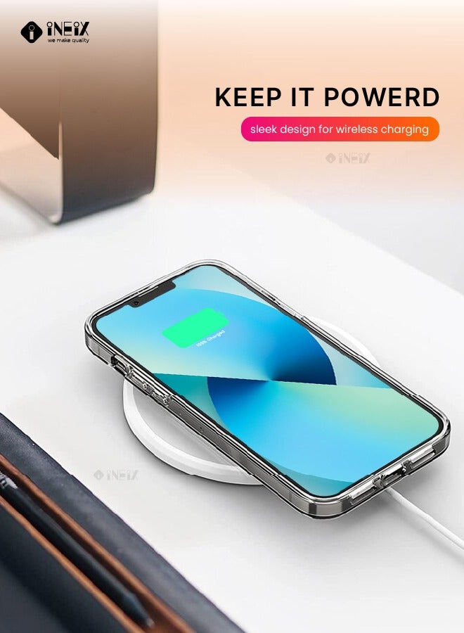 إينيكس جراب حماية طري من السيليكون شفاف لهاتف ايفون 13 ميني - شفاف - Image 3