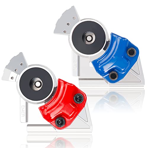 boeray 2 Pack Semi Trailer Truck Standard 37 Degree Angle Mount Aluminum Emergency Service Gladhand for Air Lines Hose, Air Hose Glad Hand for Semi Trucks - Image 1