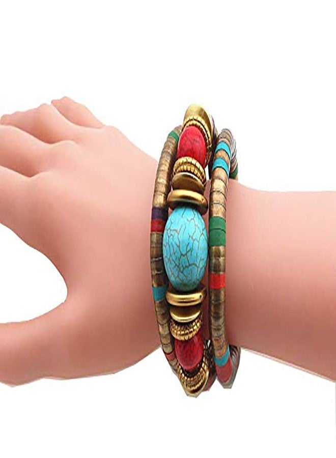 HENGYID African Handmade Tribal Beaded Ethnic Rope Bracelet, Ideal for Everyday Wear & Special Occasions - Image 3