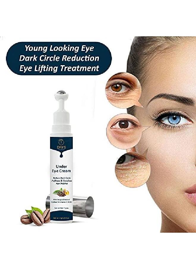 7 Days - EyeLift Under Eye Cream Gel for Dark Circles Puffy Eyes Wrinkles & Removal Of Fine Lines for Women & Men 15gms - Image 1