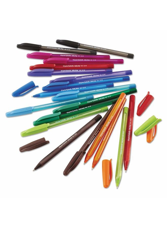 Paper Mate InkJoy 100ST Ballpoint Pens, Medium Point, Assorted Ink, 8 Pack (1945932) - Image 2