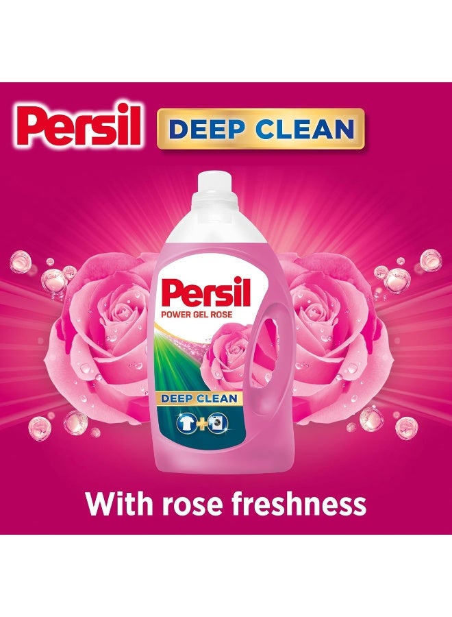 Persil Persil Power Gel Liquid Laundry Detergent, Deep Clean Technology for Perfect Cleanliness And Long-Lasting Freshness, Rose, 2.9L - Image 5