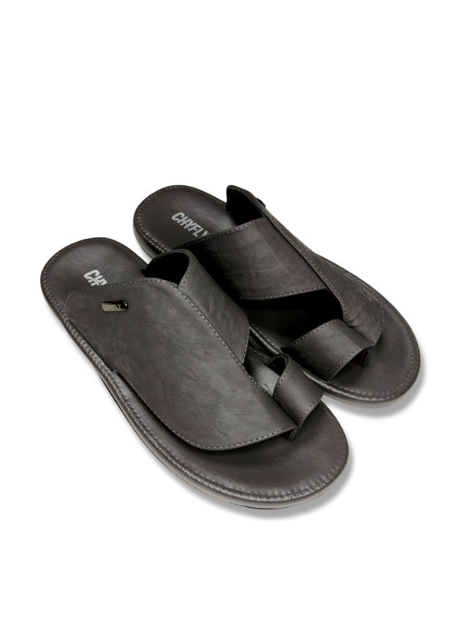 Men's Arabian-Style Toe-Ring Slippers, Open-Toe Flat Slippers, Soft And Non-Slip Casual Summer Slippers, Can Be Paired With A Robe, Suitable For Everyday Indoor And Outdoor Wear In The Gulf Region - Image 2