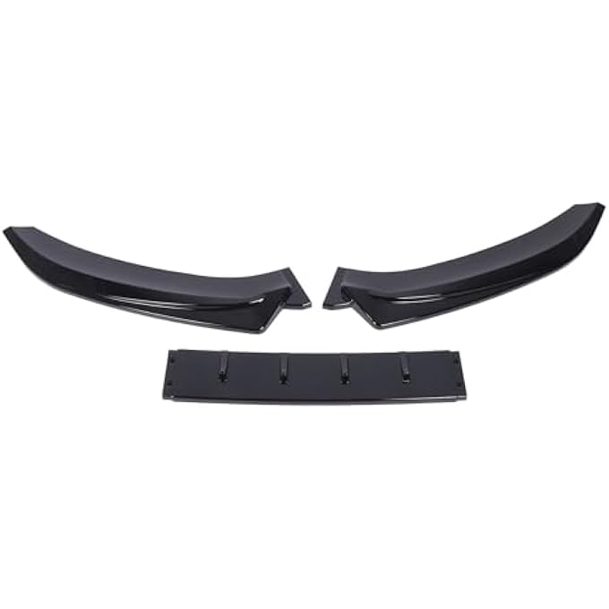 Cryfokt Front Bumper Lip Spoiler Glossy Black Racing Look Chin Splitter for S5 8T Sline 2012-2017 for Aggressive Drivers - Image 1