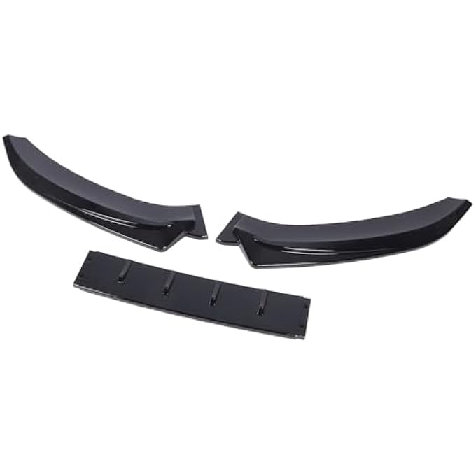 Cryfokt Front Bumper Lip Spoiler Glossy Black Racing Look Chin Splitter for S5 8T Sline 2012-2017 for Aggressive Drivers - Image 2