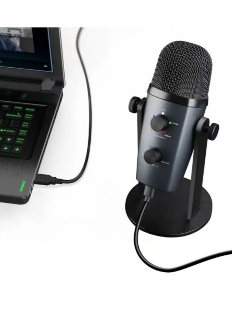 Jmary "Professional Studio Sound: JMARY MC-PW10 USB Studio Condenser Microphone" - Image 2