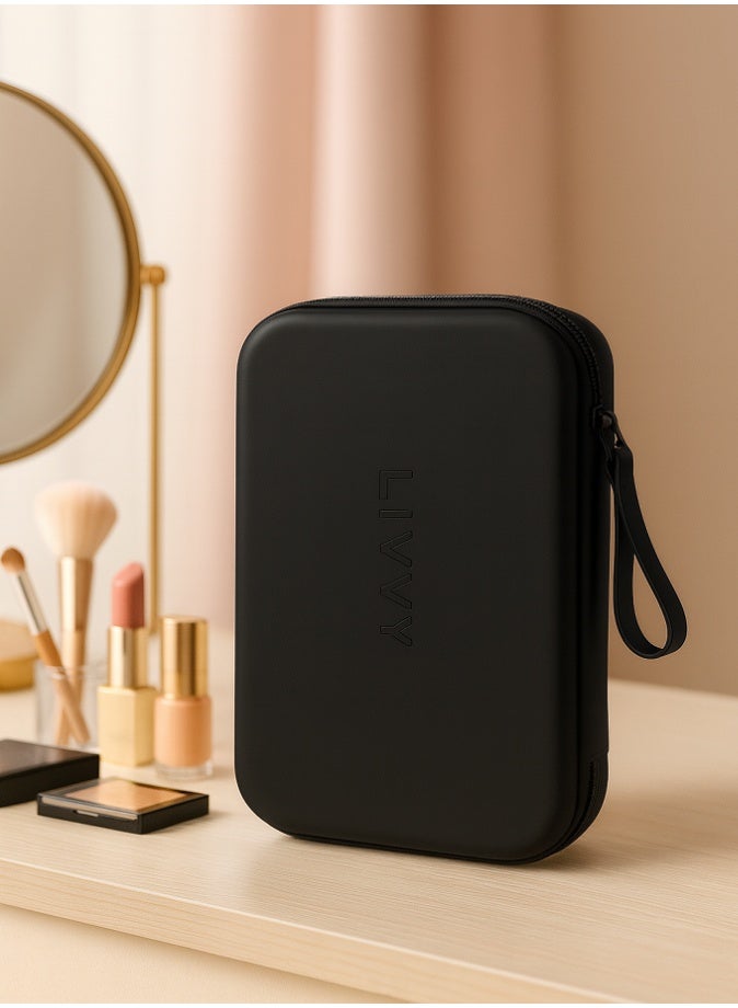 LIVVY Silicone Makeup Bag for Women & Men, Waterproof Travel Cosmetic Organizer with Zipper, Large Capacity Portable Toiletry & Brush Storage Pouch, Perfect Gift Idea for Daily Use & Travel - Image 2