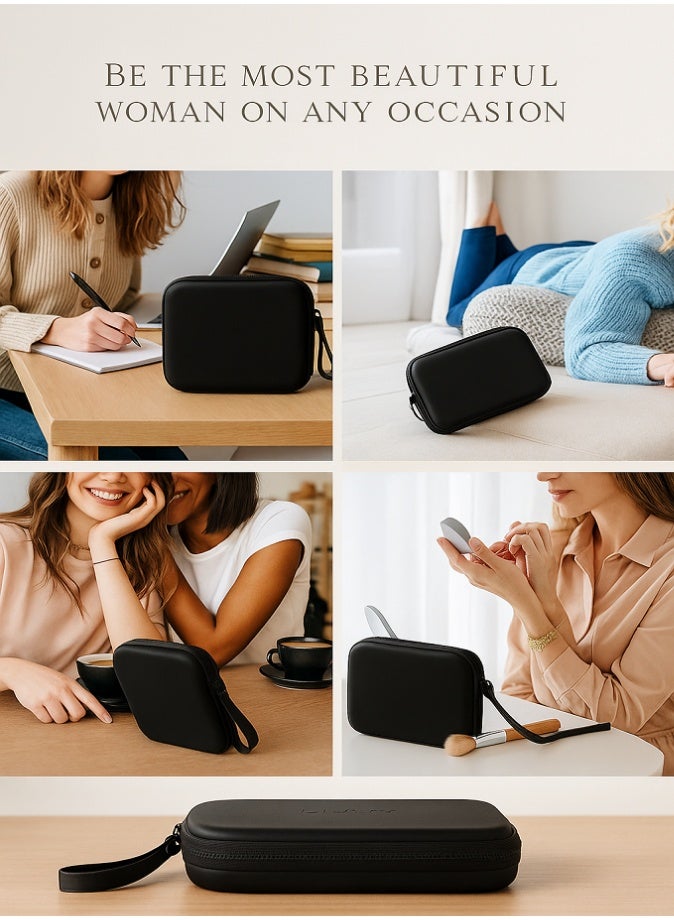 LIVVY Silicone Makeup Bag for Women & Men, Waterproof Travel Cosmetic Organizer with Zipper, Large Capacity Portable Toiletry & Brush Storage Pouch, Perfect Gift Idea for Daily Use & Travel - Image 3