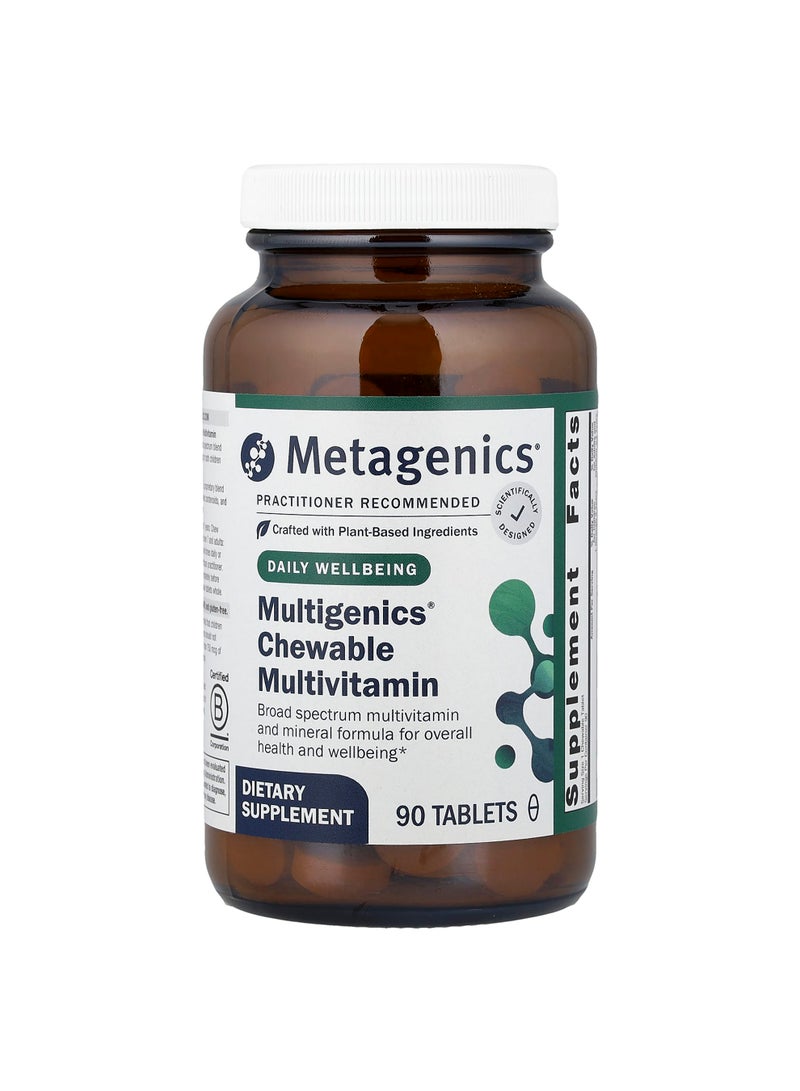 Metagenics Multigenics® Chewable Multivitamin, 90 Tablets
