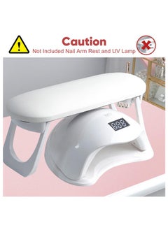 Subay Subay Nail Art Table Mat, (MAT ONLY) Soft Microfiber PU Leather Nail Hand Rest for Nail Arm Rest Cushion, Foldable Nail Art Rest Pillow Manicure Pad Desk Mat - Pink  - Image 2