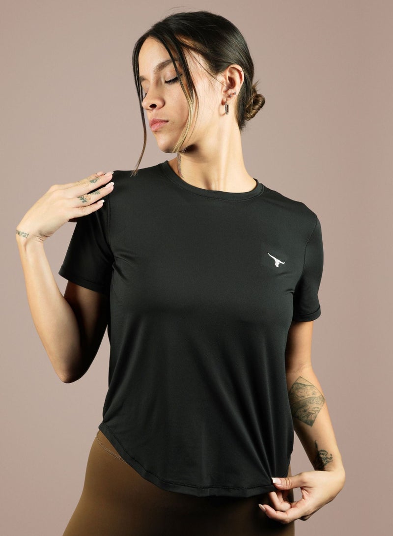 THUGFIT Whirlwind Ladies T-shirt - Black - Image 2