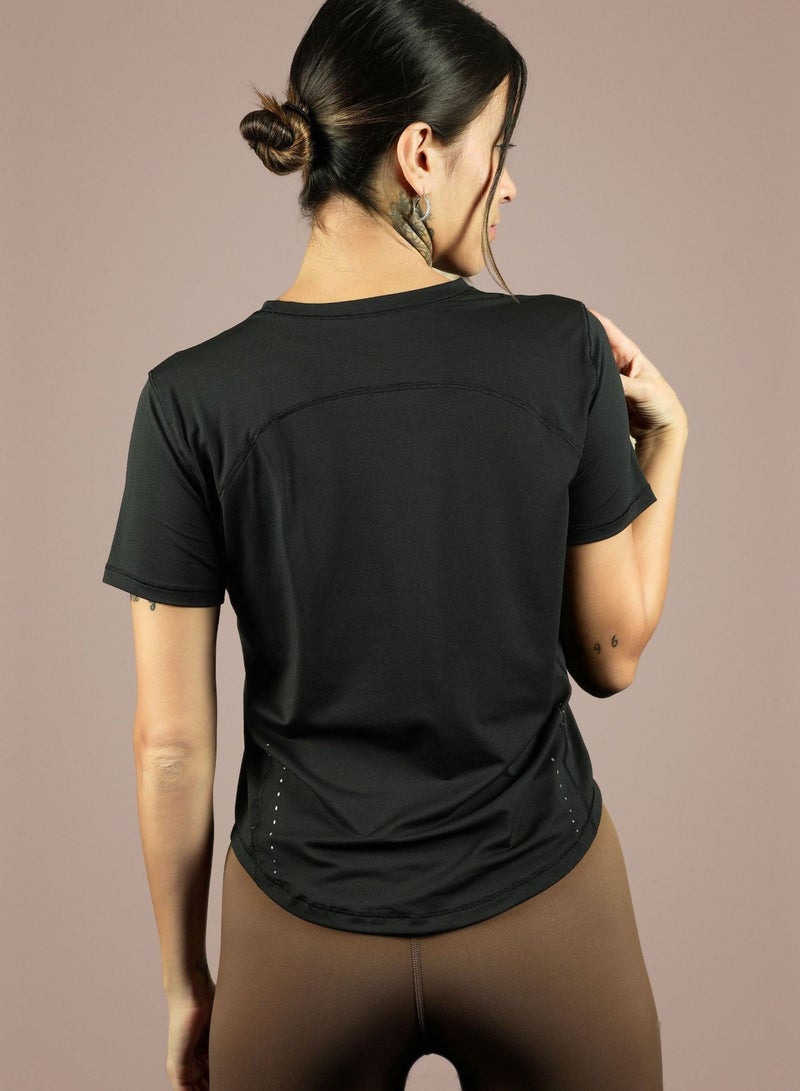 THUGFIT Whirlwind Ladies T-shirt - Black - Image 4