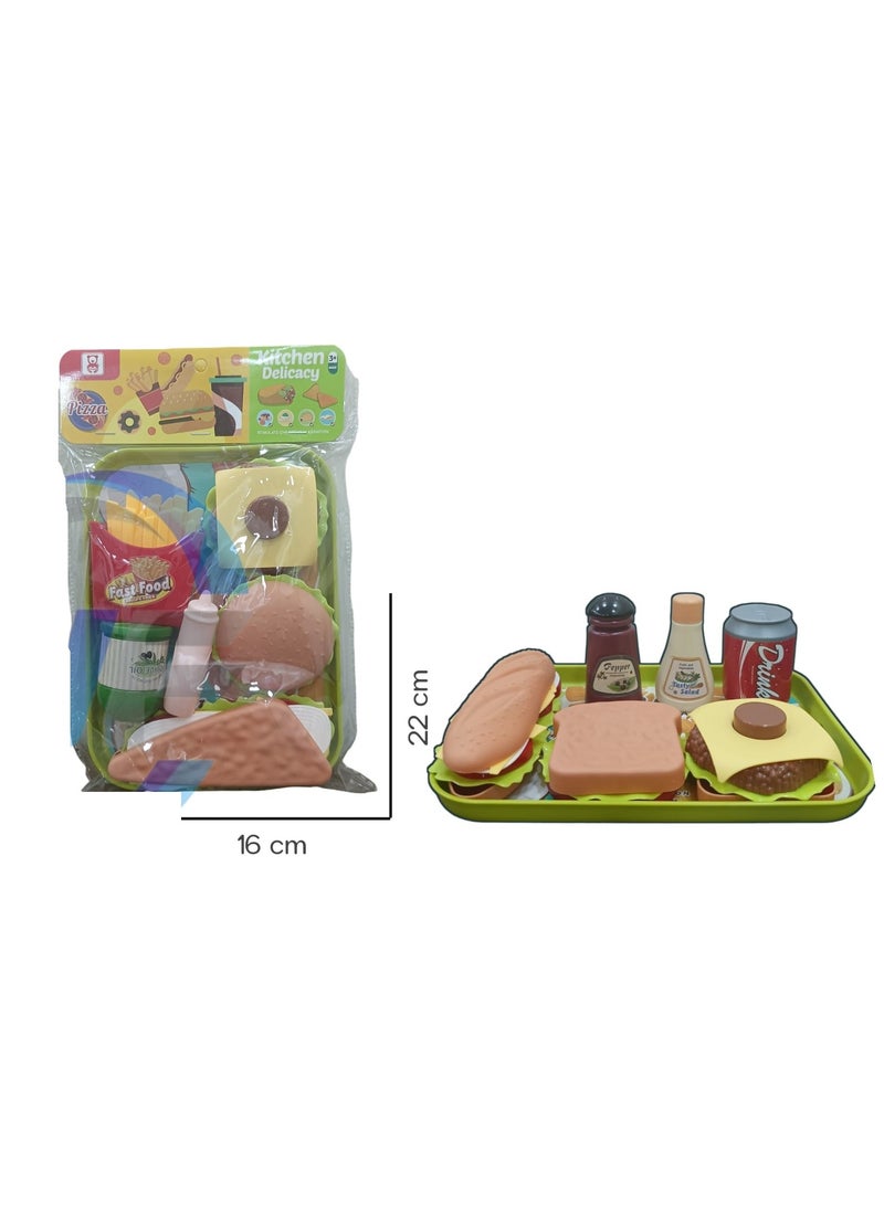 مجموعة ألعاب صنع الهامبرغر