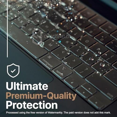 CASOSHIELD Premium Keyboard Cover for 2025-2021 MacBook Pro 14 16 inch M4 M3 M2 M1 Pro/Max, MacBook Air 15" 13.6" M4 M3 M2 Chip A3241 A3114 A2941 A3240 A3113 A2681 Ultra Thin Skin, Tinted - Image 3