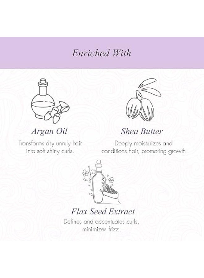 كيرل أب مجموعة كيرل أب فائقة التحديد للشعر الكيرلي، تتضمن شامبو، وبلسم، وكريم تصفيف يُترك على الشعر، وجل للشعر | للشعر الجاف، والمجعد، والمموج، والكروي | خالية من الكبريتات والبارابين والسيليكون - مجموعة من 4 قطع - Image 3