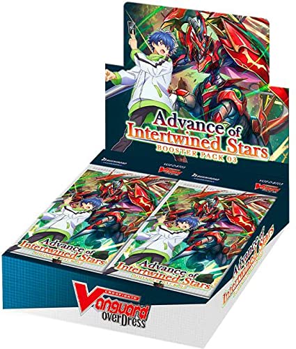 VANGUARD Cardfight Vanguard Overdress BT03 Advance of Intertwined Stars Booster Box - Image 1