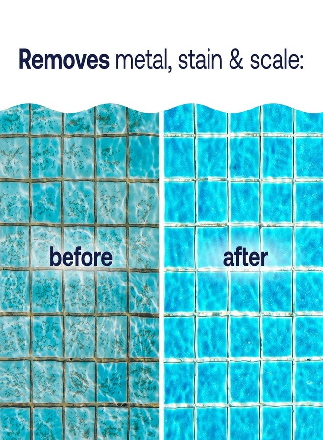 HTH 67218 Swimming Pool Care Metal, Stain & Scale Control - Prevents Metal Staining and Scale Build Up, Removes Fresh Metal & Copper Stains, Compatible with All Swimming Pools, 32oz - Image 2