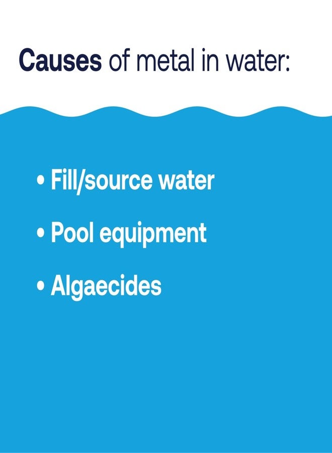 HTH 67218 Swimming Pool Care Metal, Stain & Scale Control - Prevents Metal Staining and Scale Build Up, Removes Fresh Metal & Copper Stains, Compatible with All Swimming Pools, 32oz - Image 4