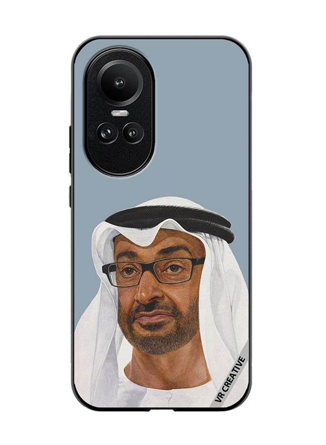 VR CREATIVE Protective Case Cover For Oppo Reno 10 Sheikh Mohamed Bin Zayed Al Nahyan Design Multicolour - Image 1
