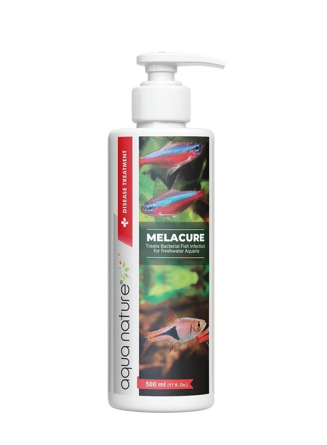 aqua nature AquaNature Melacure Treats Bacterial Fish Infection for Freshwater Aquaria (500ml) - Image 1