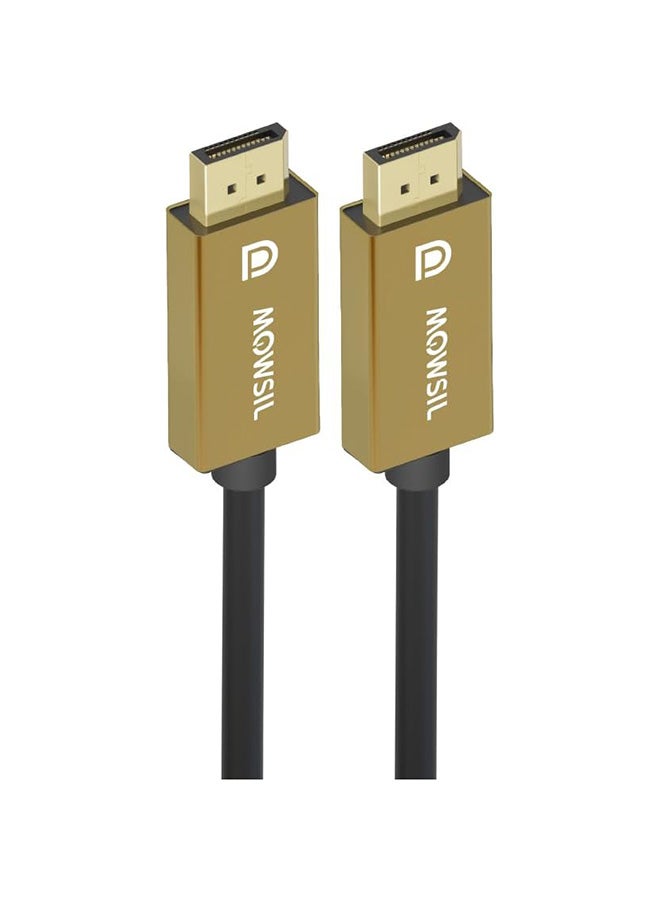 MOWSIL MOWSIL 8K DisplayPort 1.4 Cable 5M, 60Hz, 48Gbps, 4K 144Hz, 24K Gold Plated, High-Speed DP Cable, RGB 4:4:4 - Image 1