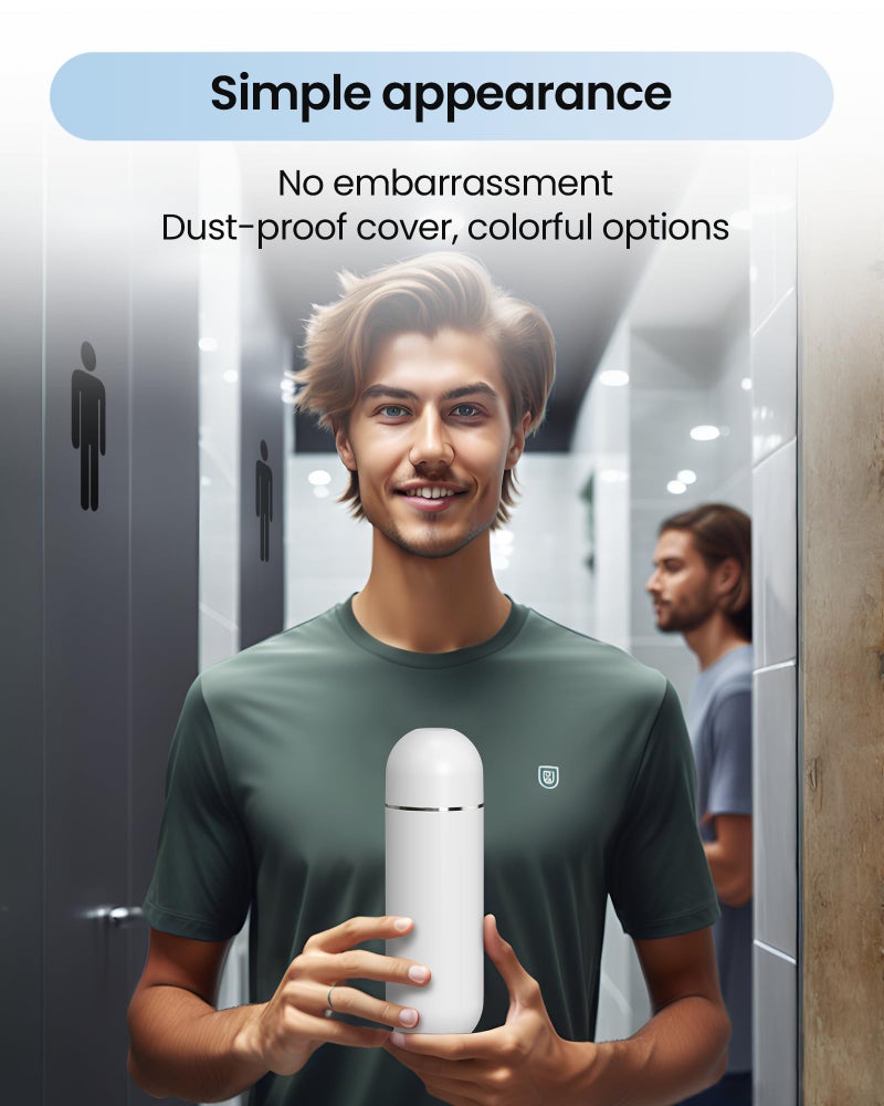 Redsack Portable Bidet for Travel & Camping - Manual Squeeze Handheld Peri Bottle for Feminine Hygiene, 3 Leak-Proof Seals, Extendable Sprayer with Rotating Nozzle for Men & Women (White, General) - Image 5