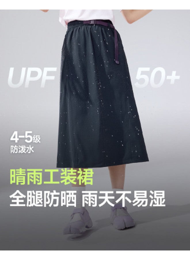 Beneunder Cool-Touch Water-Resistant Sun & Rain Half-Skirt Women'S New Spring Summer Outdoor Travel Cargo Skirt - Image 1