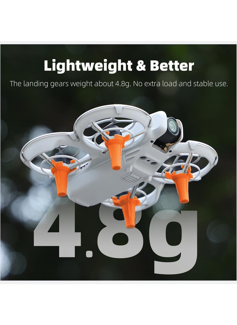 Generic - Landing Gear Extensions Leg for DJI Neo Quick Release Height Extended Landing Leg for DJI Neo Drone Accessories (Gray) - Image 1