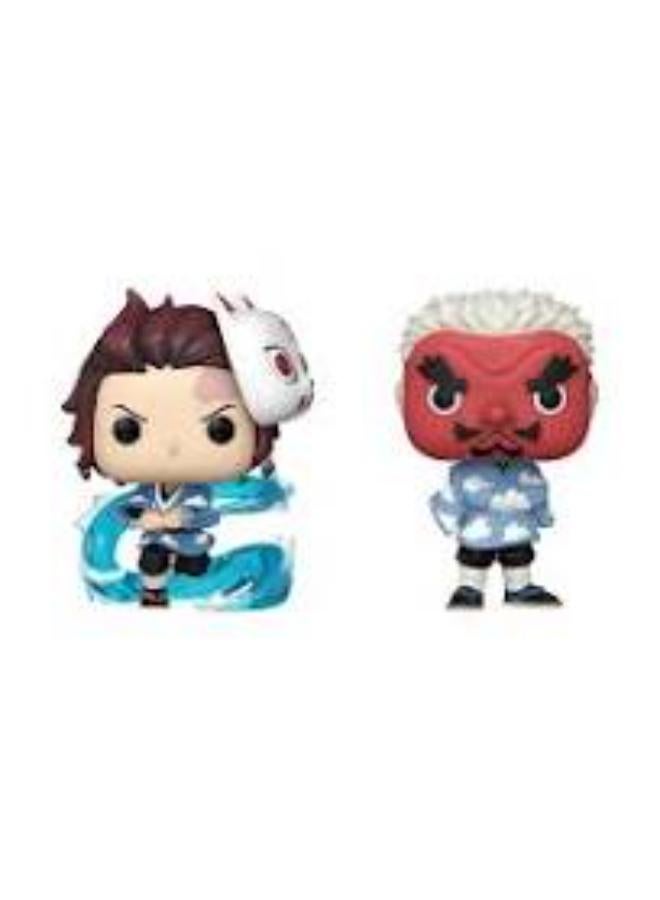 Funko Pop! 2 Pack Anime: Demon Slayer - Tanjiro Kamado & Sakonji Urokodaki 2pk (SDCC''23) (EXC) - Image 1