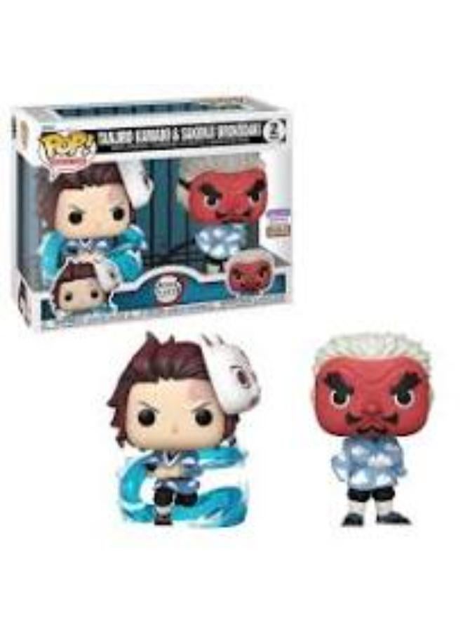 Funko Pop! 2 Pack Anime: Demon Slayer - Tanjiro Kamado & Sakonji Urokodaki 2pk (SDCC''23) (EXC) - Image 2