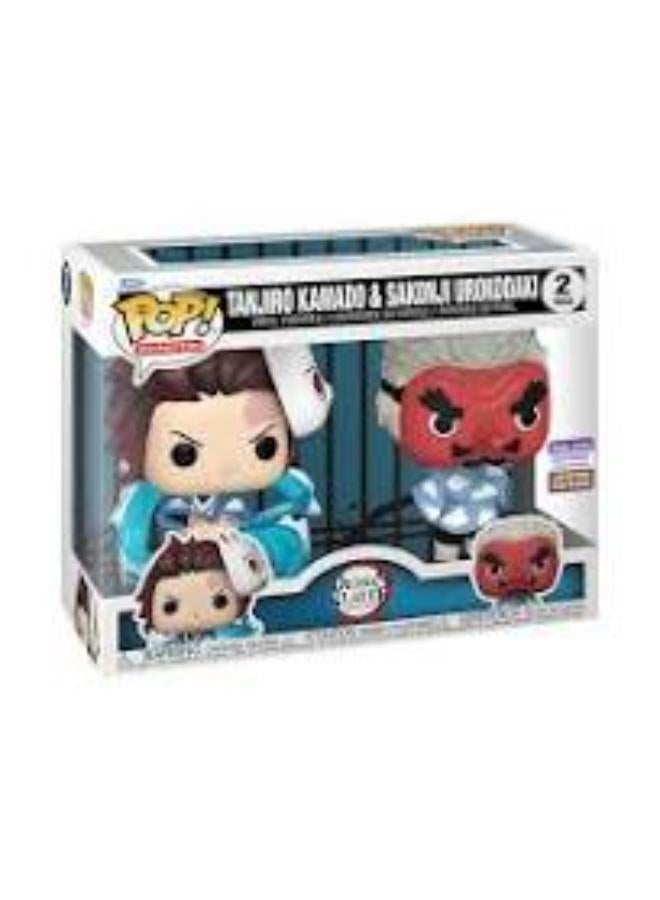 Funko Pop! 2 Pack Anime: Demon Slayer - Tanjiro Kamado & Sakonji Urokodaki 2pk (SDCC''23) (EXC) - Image 3