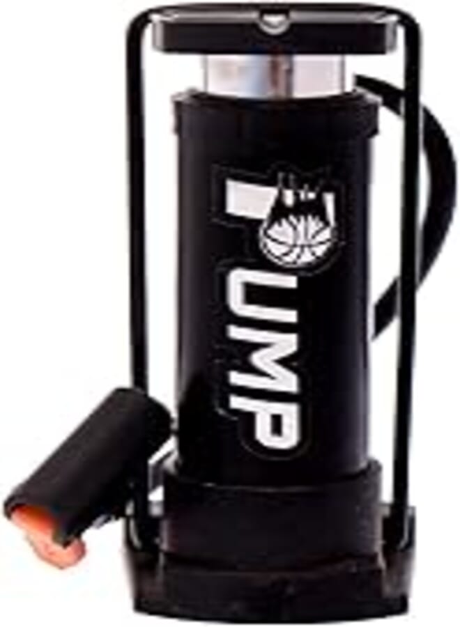 Generic Mini Foot Pump with Gauge for Bicycles and Balls, Black