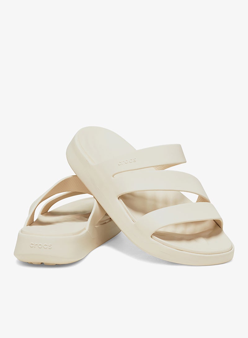 كروكس صنادل مسطحة بشريط متقاطع للرحلات - Image 5