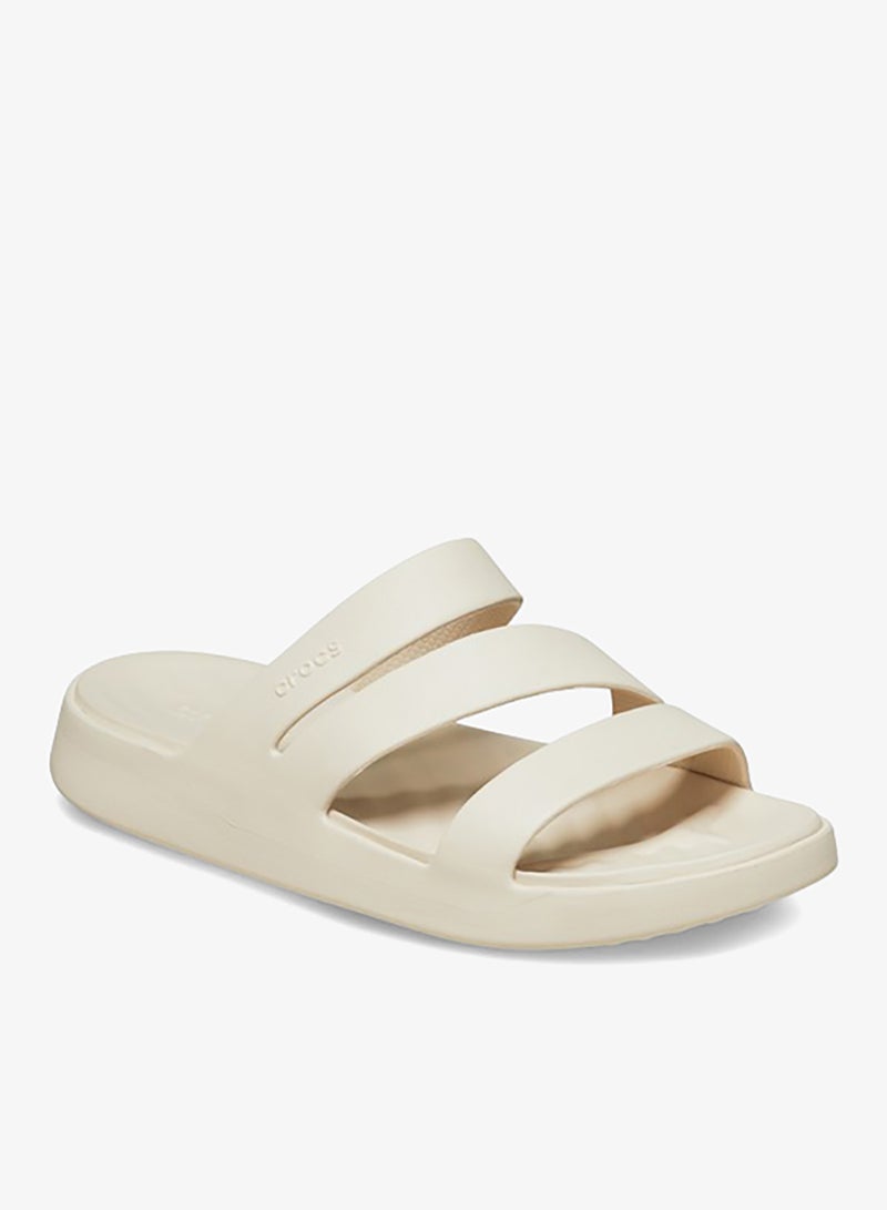 كروكس صنادل مسطحة بشريط متقاطع للرحلات - Image 3