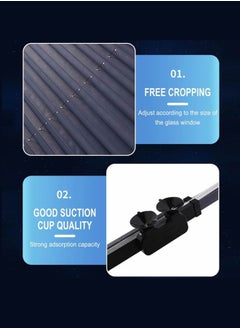 ShebSheb Car Sun Shade For Front Windshield, Large Sun Visor Protector Blocks 99% UV Rays To Keep Your Vehicle Cool Auto Sun Shade Umbrella Fits Front Window Of Various Models  - Image 4