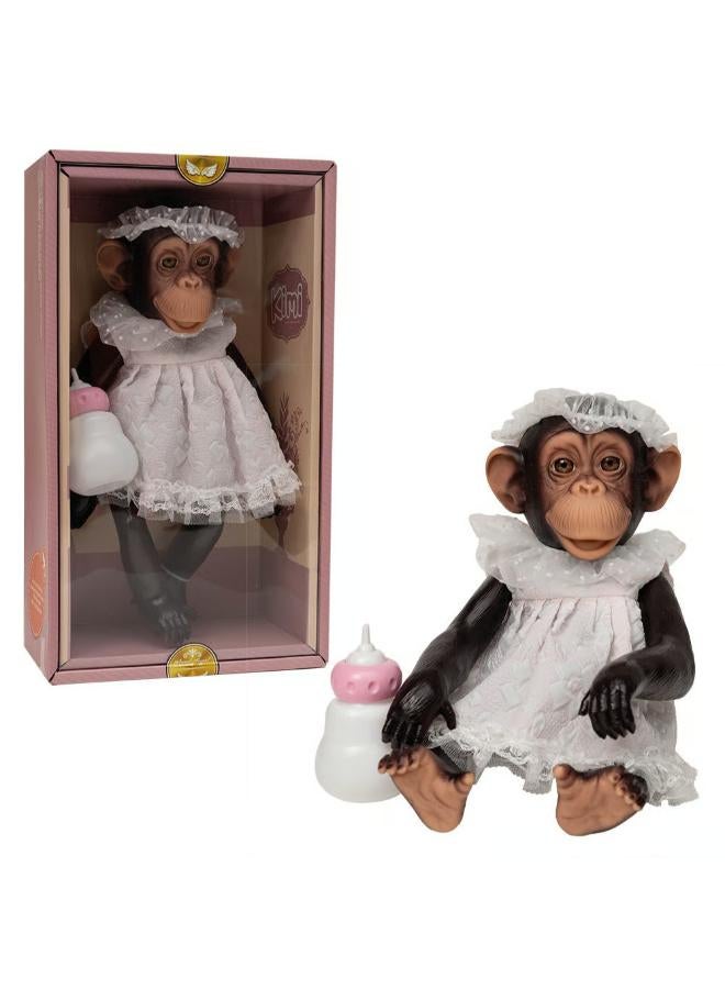 Ramez Galal Monkey Doll with Pacifier - Image 1
