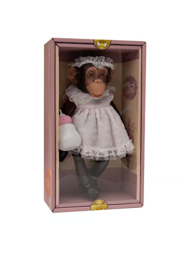 Ramez Galal Monkey Doll with Pacifier - Image 3