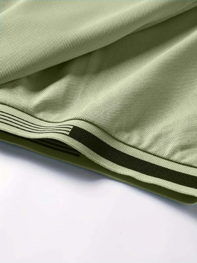 Lymio Polo T Shirt for Men || Men Casual T-Shirt || Polo (Polo-42-Pista-XL) Green - Image 3
