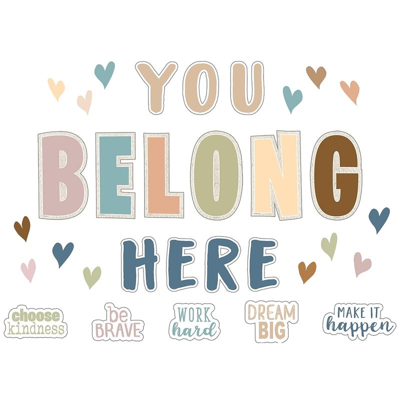 Teacher Created Resources Everyone is Welcome You Belong Here Bulletin Board (TCR7168) - Image 1