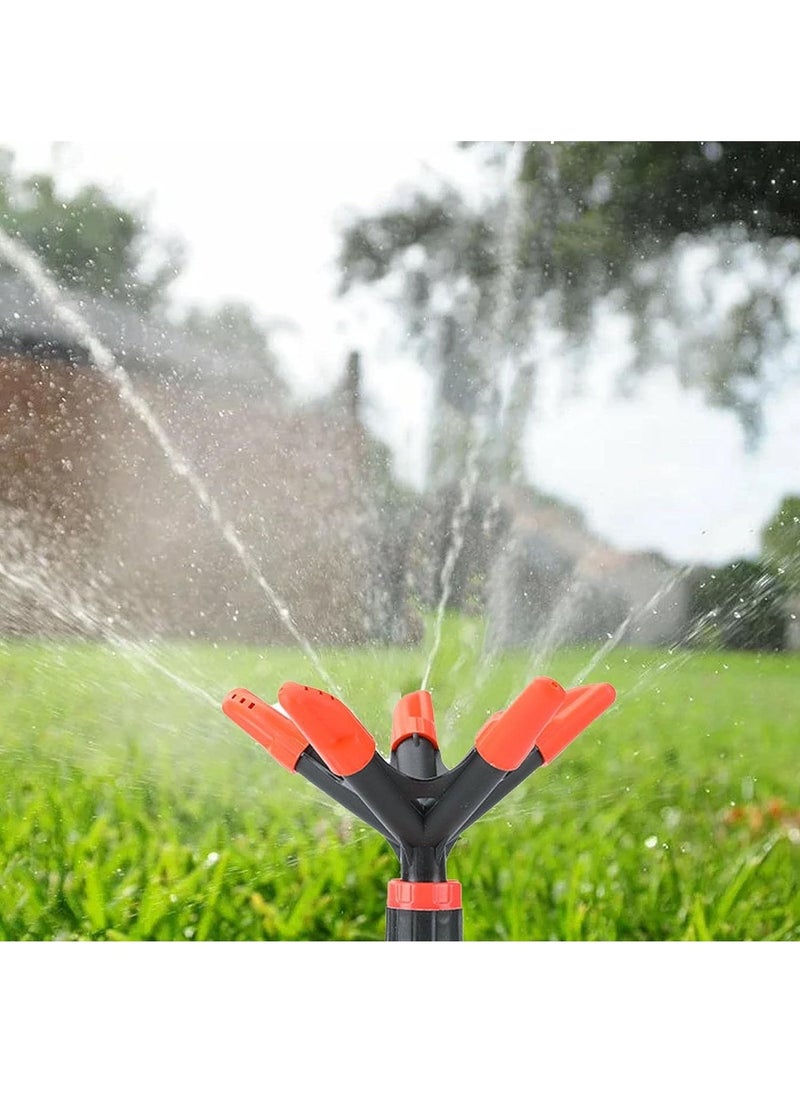 DubaiGallery Lawn Sprinkler Upgrade Garden Watering Automatic 360 Rotating Degree  - Image 3