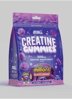 Applied Nutrition Pure Creatine Gummies Millions Blackcurrant 20 Servings  - Image 3